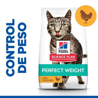 Hill's Science Plan Perfect Weight Adult pollo pienso para gatos